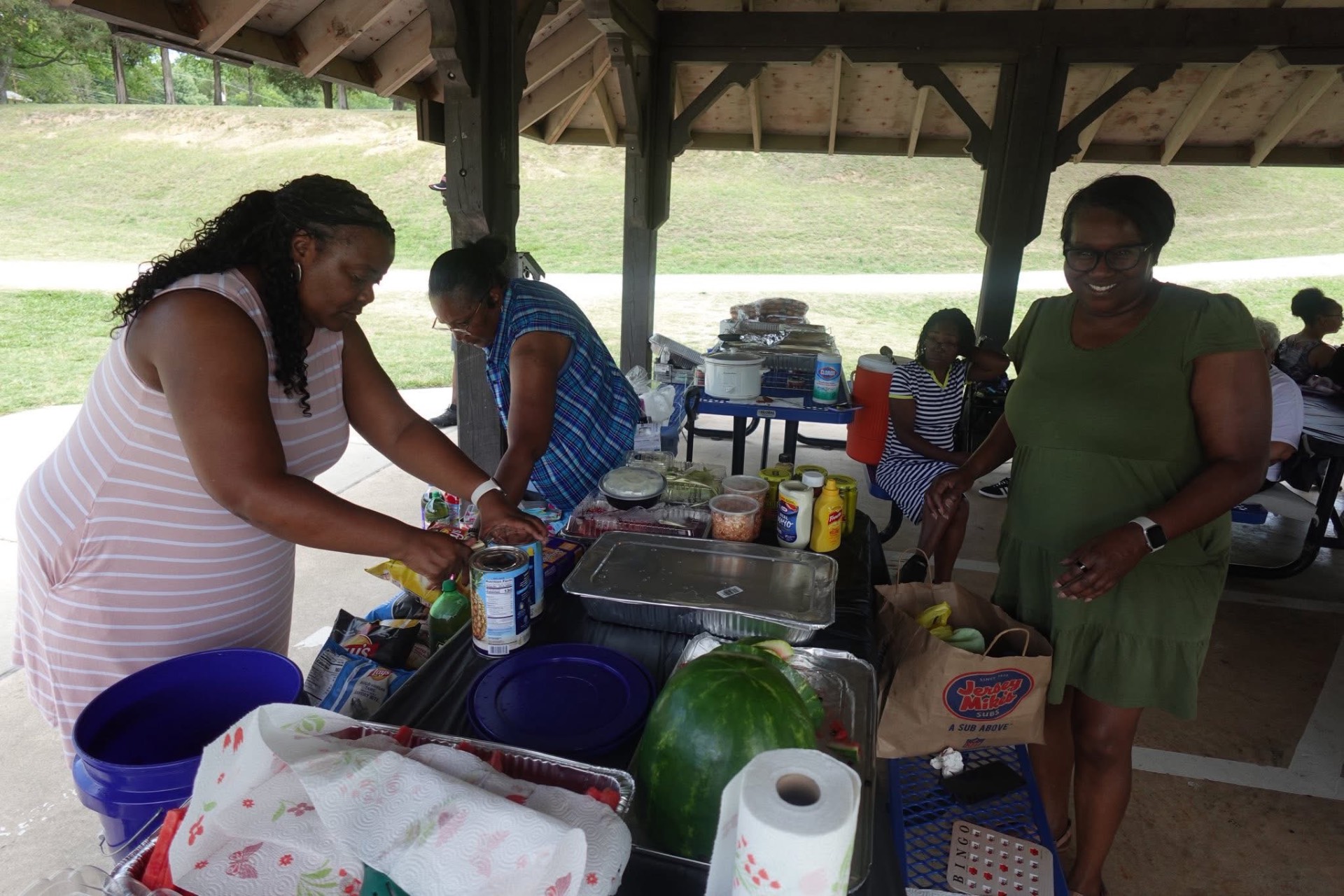 Preparing the feast